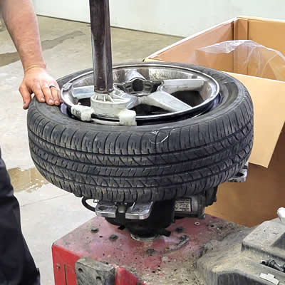 Get new tires or have your tires repaired at Johnsons Auto Repair in Moorhead, Minnesota.